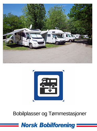 Bobilplasser og Tømmestasjoner