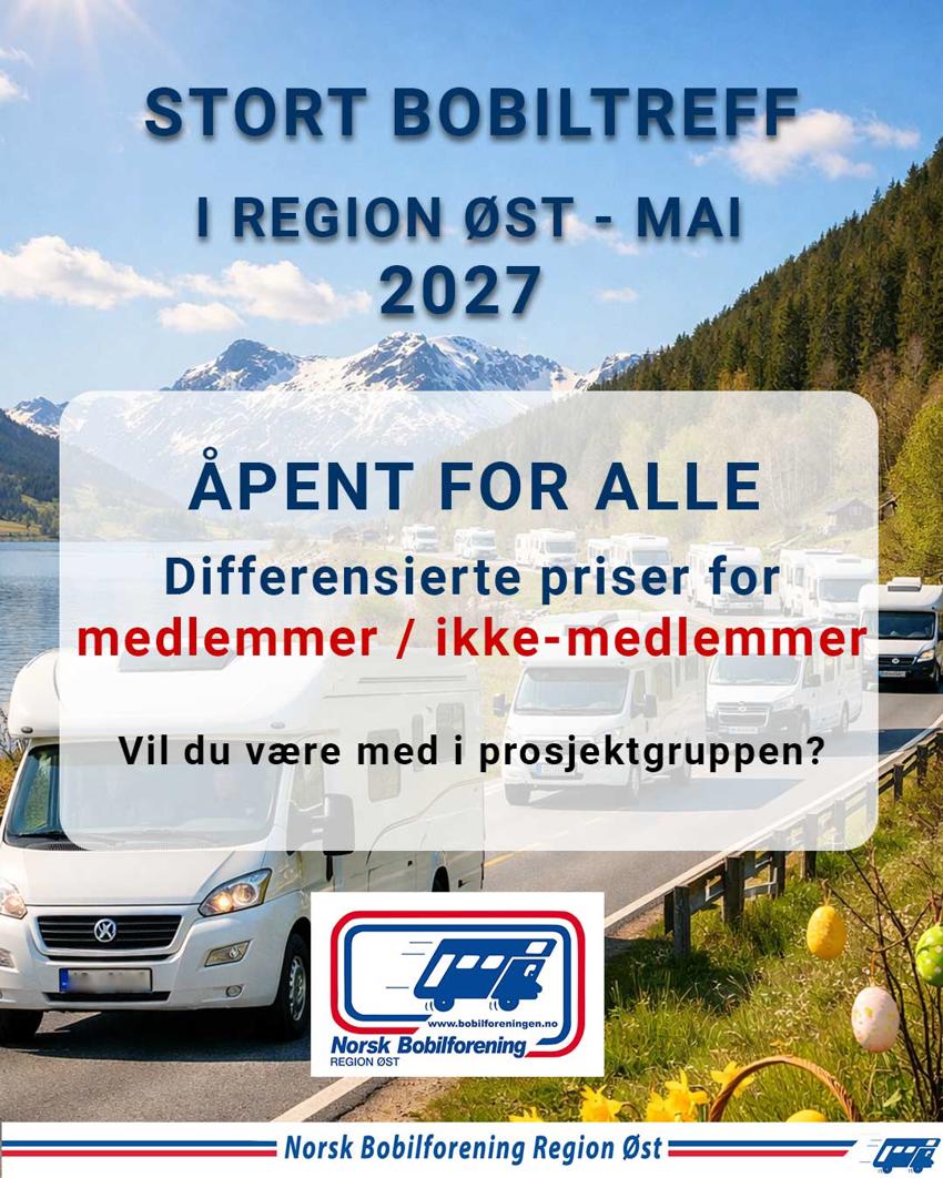 Stort Bobiltreff Mai - 2027